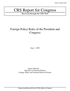 [19990601]RL30193_总统和国会的外交政策角色.pdf