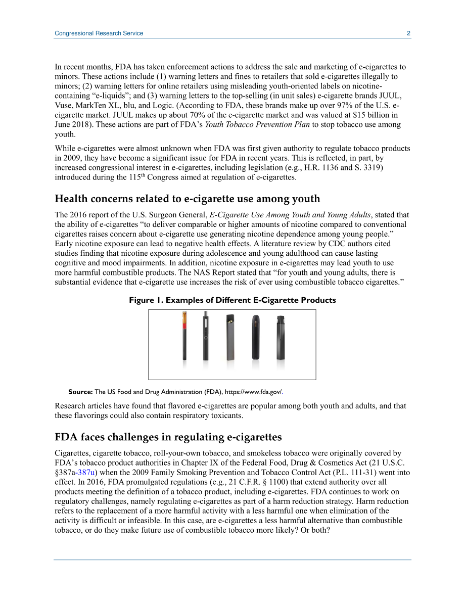 [20181023]IN10986_FDA警告青少年使用电子烟流行面临监管挑战.pdf_第2页