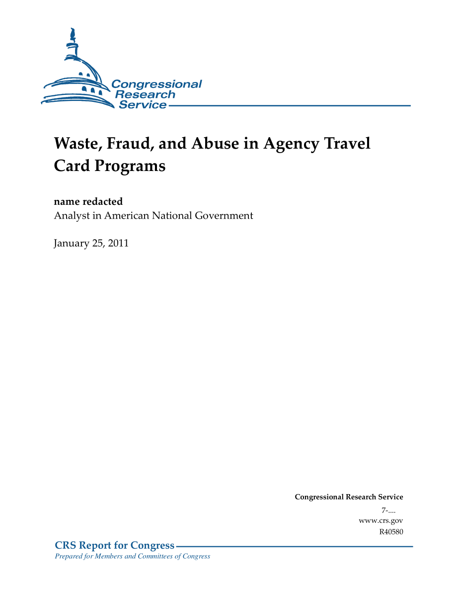 [20110125]R40580_旅行社旅行卡计划中的浪费、欺诈和滥用.pdf_第1页