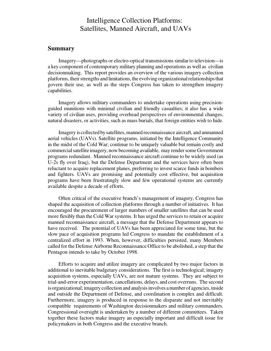 [19980521]98-495_情报收集平台：卫星、载人飞机和无人机.pdf_第3页