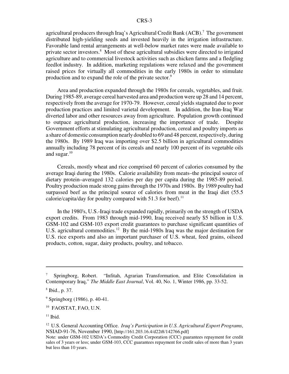 [20030513]RS21516_伊拉克农业：背景和状态.pdf_第3页