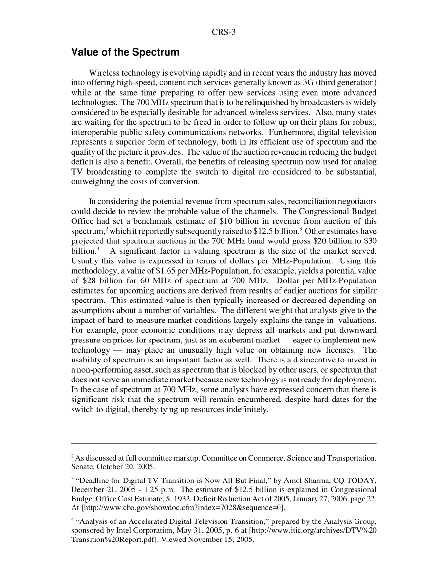 [20060216]RS22306_频谱拍卖和赤字削减：2006财年预算调节.pdf_第3页