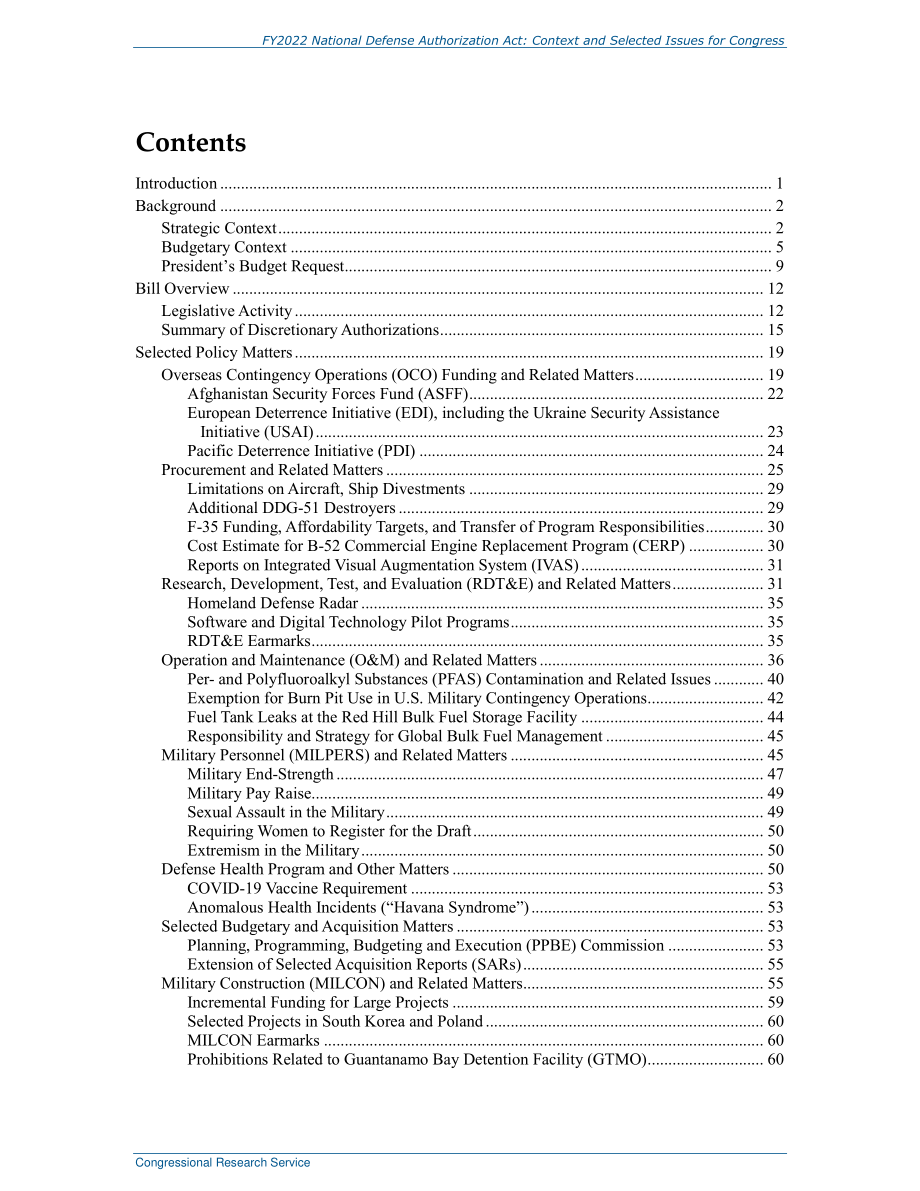 [20220520]R47110_2022财年国防授权法案：国会的背景和选定问题.pdf_第3页