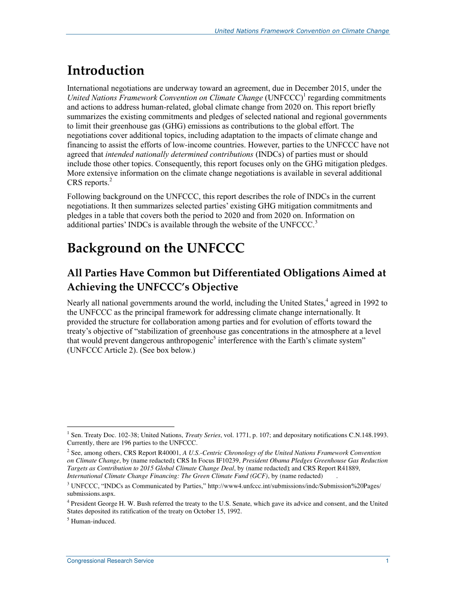 [20151019]R44092_《联合国气候变化框架公约》缔约方的温室气体承诺.pdf_第2页
