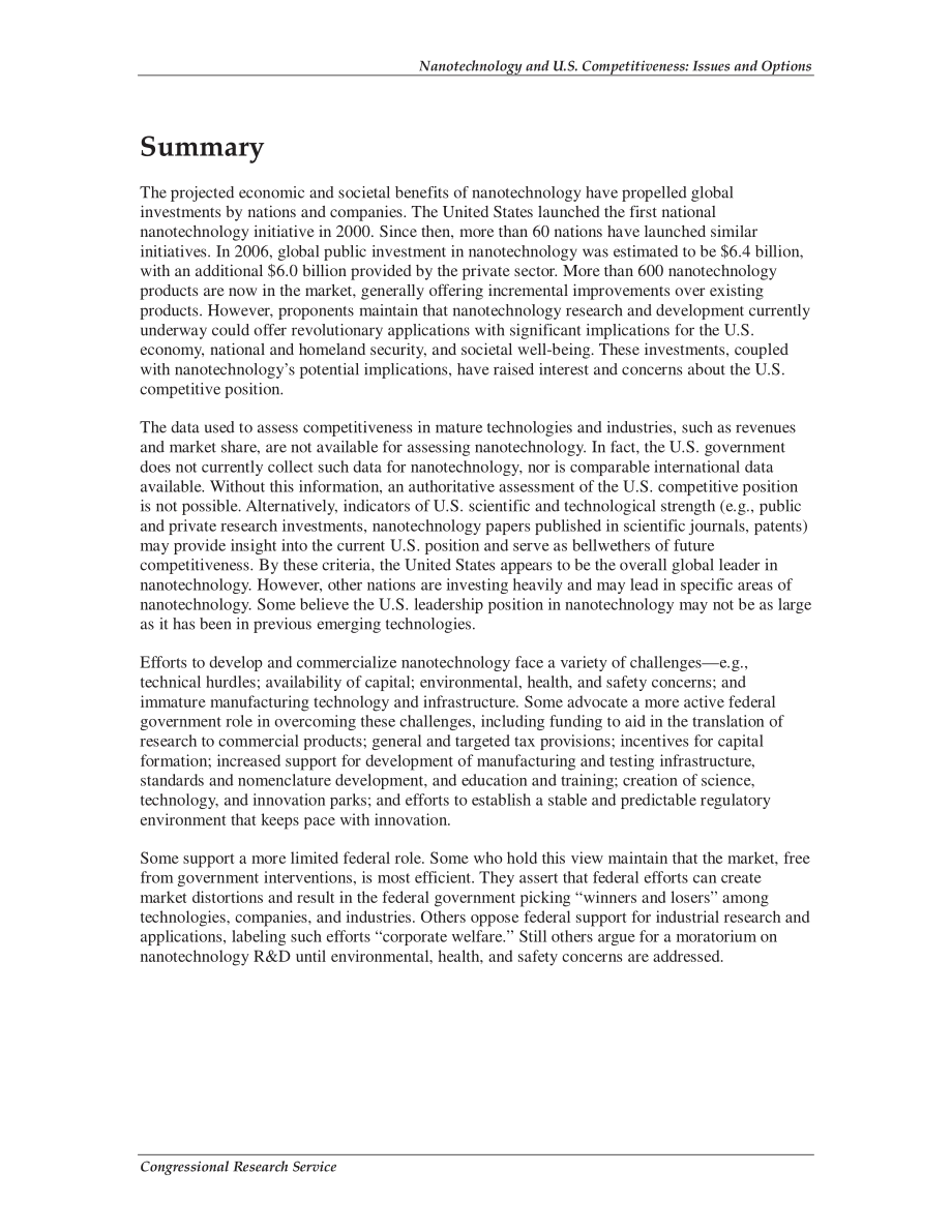 [20080515]RL34493_纳米技术与美国竞争力：问题和选择.pdf_第2页
