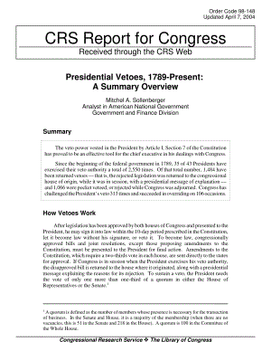[20040407]98-148_1789年至今的总统否决：摘要概述.pdf
