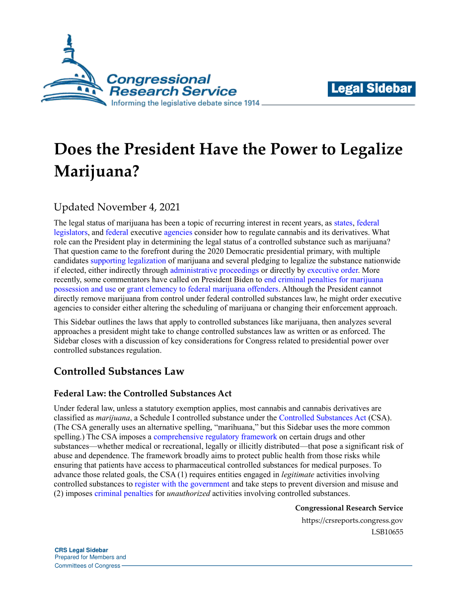 [20211104]LSB10655_总统有权使大麻合法化吗？.pdf_第1页