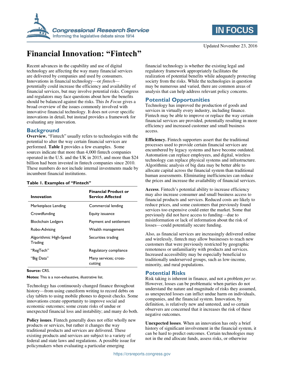 [20161123]IF10513_金融创新：“Fintech”.pdf_第1页