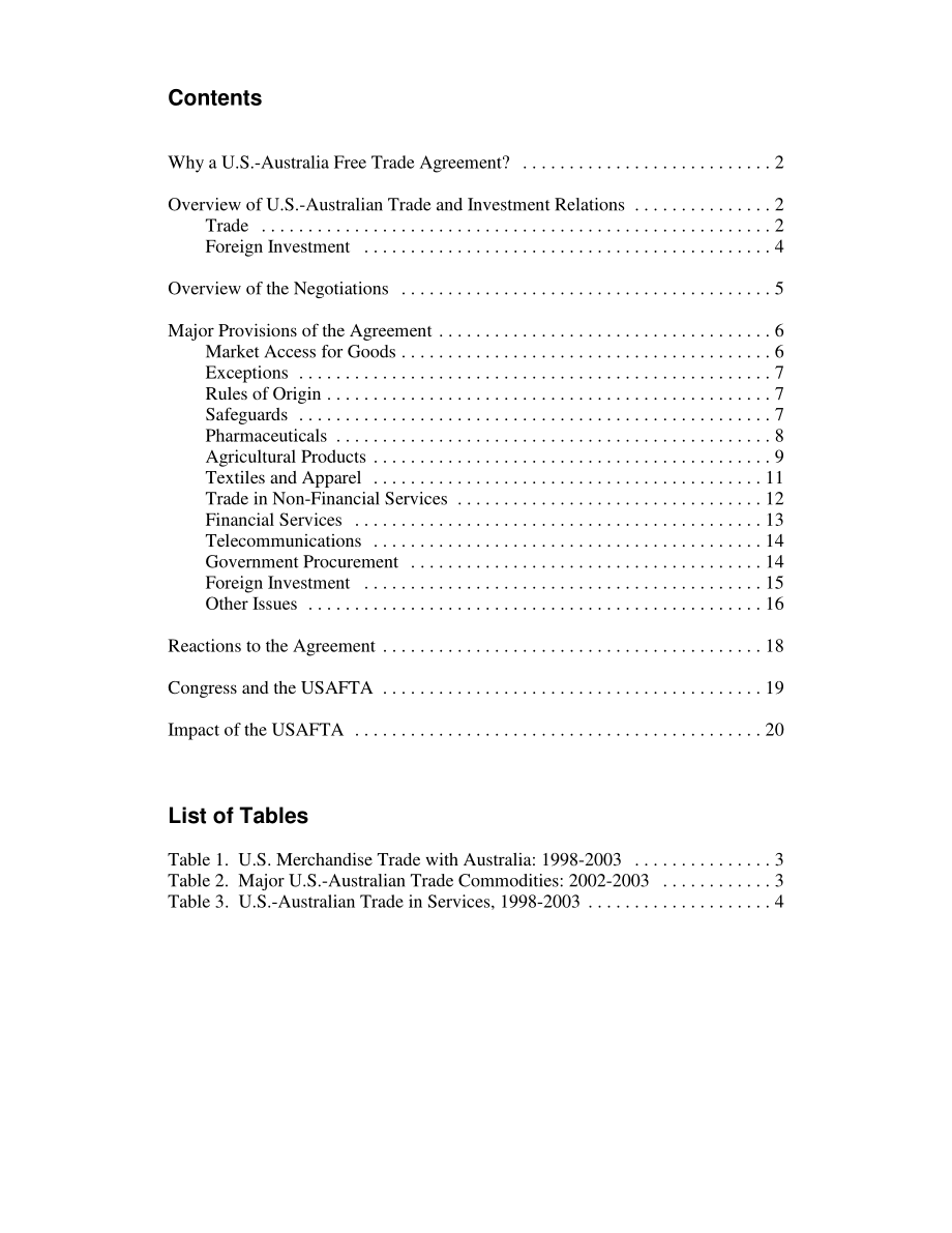 [20050112]RL32375_美澳自由贸易协定：规定和影响.pdf_第3页