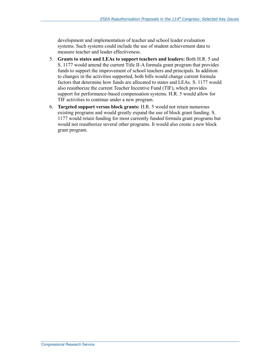 [20150730]R43916_第114届大会ESEA重新授权提案：选定的关键问题.pdf_第3页