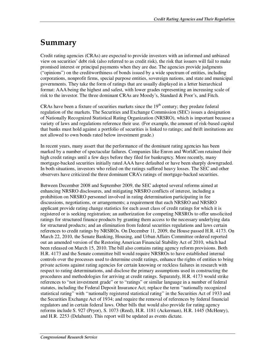 [20100409]R40613_信用评级机构及其监管.pdf_第2页