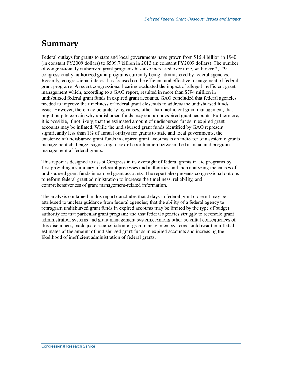 [20140912]R43726_延迟的联邦拨款收尾：问题和影响.pdf_第2页