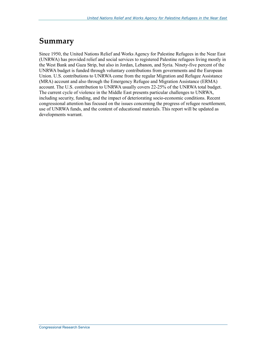 [20031121]RS21668_联合国近东巴勒斯坦难民救济和工程处（近东救济工程处）.pdf_第2页