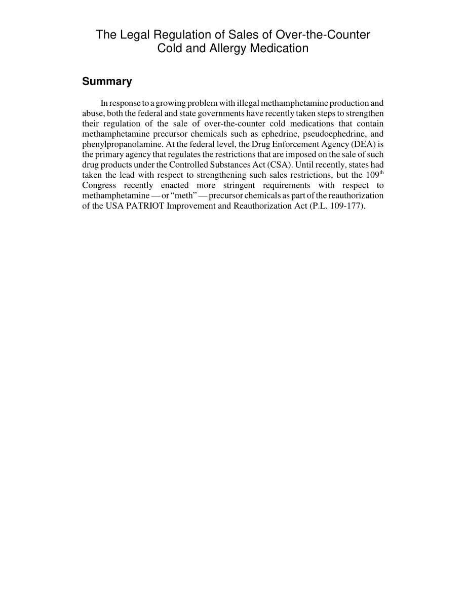 [20060421]RL33385_论感冒过敏症药品销售的法律规制.pdf_第2页