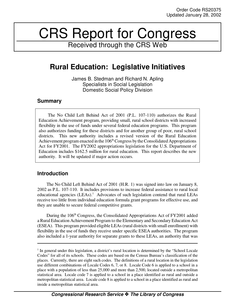 [20020128]RS20375_农村教育：立法举措.pdf_第1页