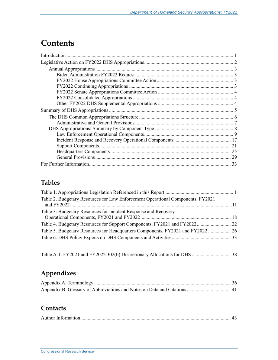 [20220324]R47005_国土安全部拨款：2022财年.pdf_第3页