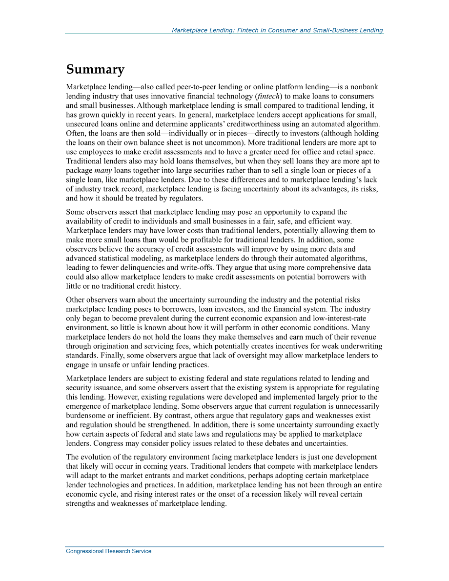 [20180904]R44614_市场借贷：Fintech在消费者和小企业贷款中的应用.pdf_第2页
