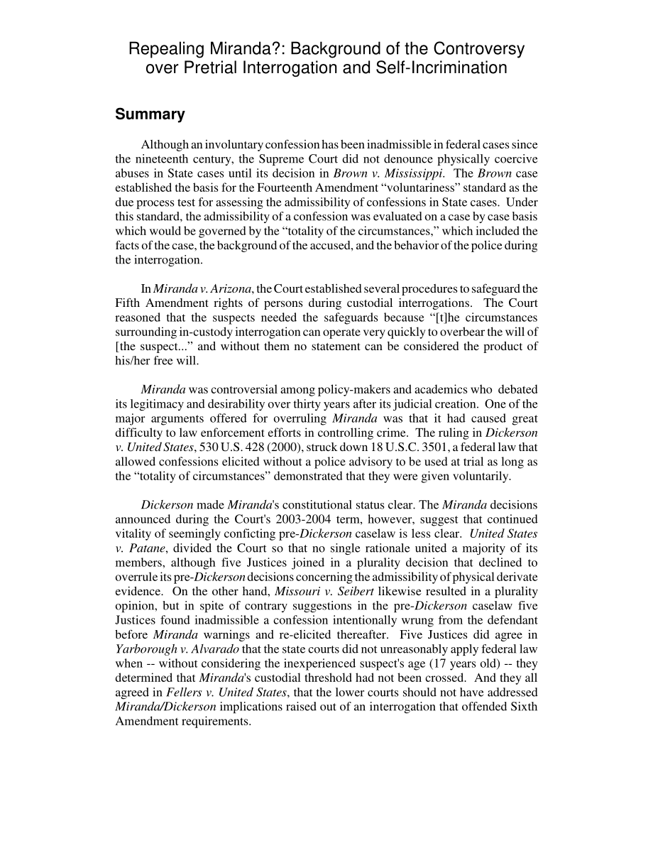 [20040720]97-645_废除米兰达？：审前讯问和自证其罪争议的背景.pdf_第2页