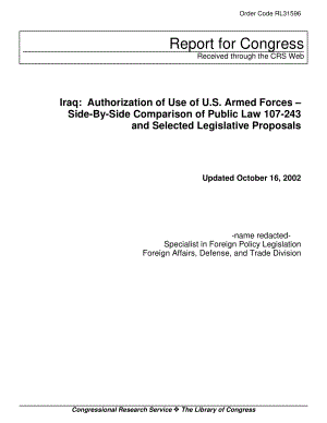 [20021016]RL31596_伊拉克：授权使用美国武装部队——公法107-243和部分立法提案的并列比较.pdf