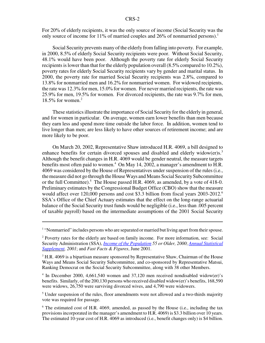 [20020924]RS21228_2002年《增强妇女社会保障福利法》（H.R.4069).pdf_第2页