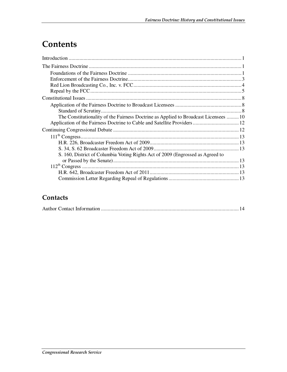 [20110713]R40009_公平原则：历史和宪法问题.pdf_第3页