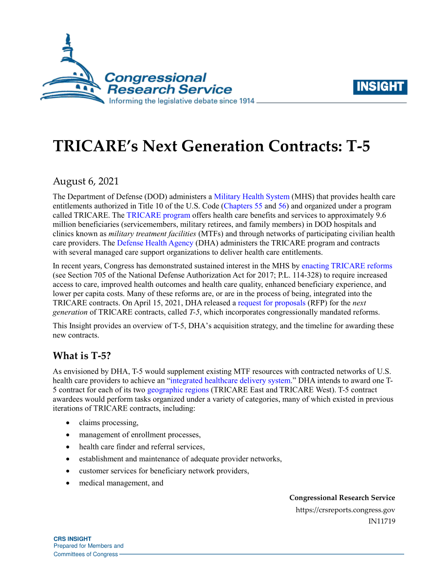 [20210806]IN11719_TRICARE的下一代合同：T-5型.pdf_第1页