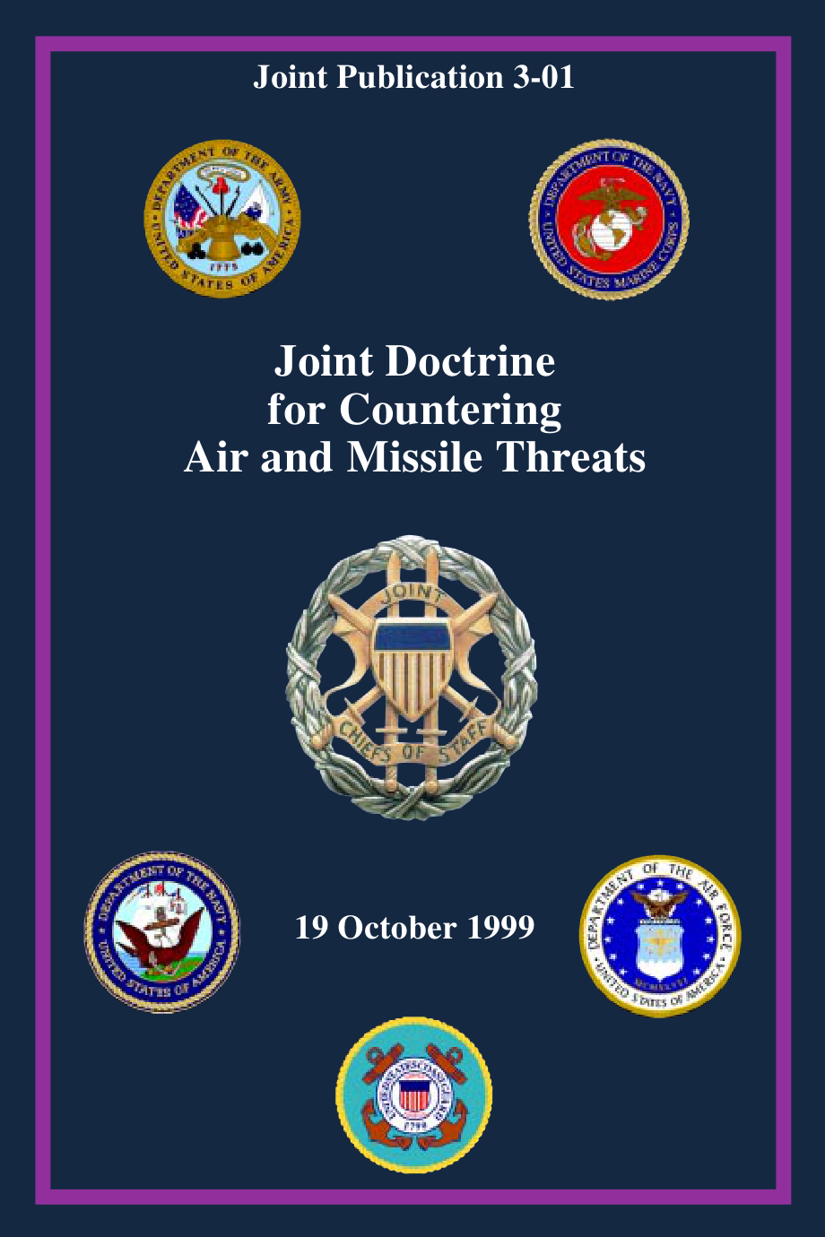 JP 3-01_应对空中和导弹威胁的联合条令[19991019].pdf_第1页
