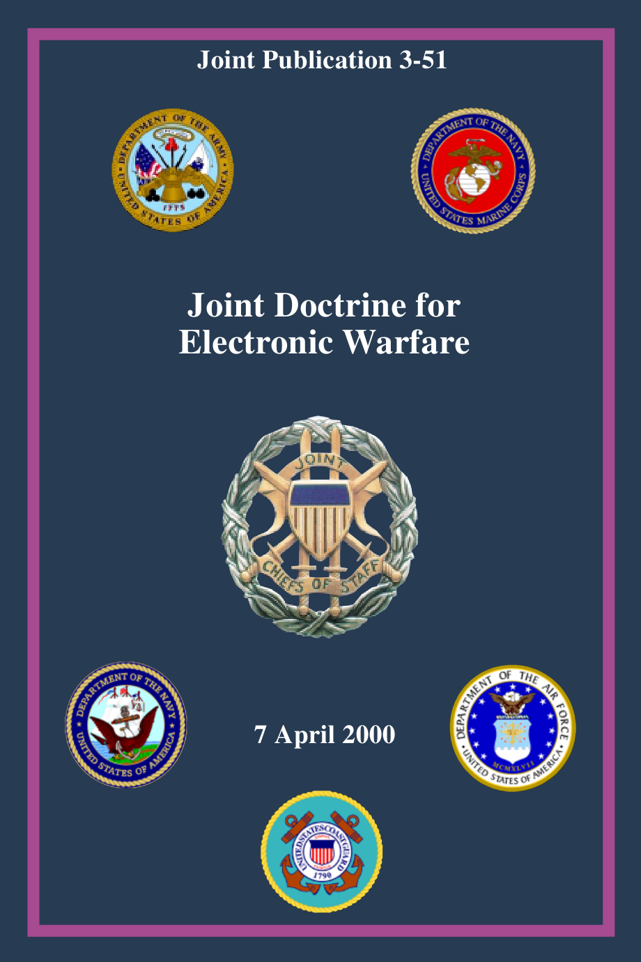 JP 3-51_电子战联合条令[20000407].pdf_第1页