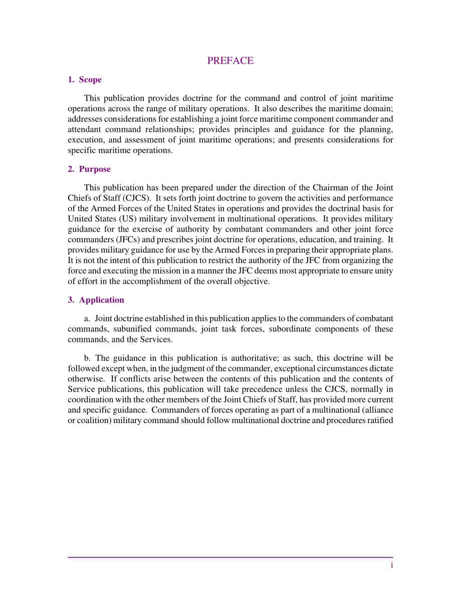 JP 3-32_联合海上行动的指挥和控制[20130807].pdf_第3页
