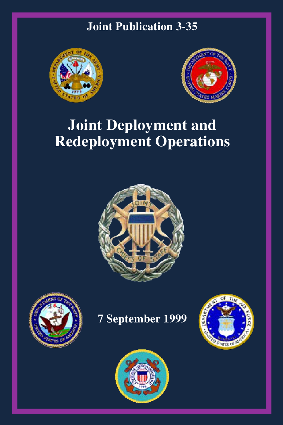 JP 3-35_联合部署和重新部署行动[19990907].pdf_第1页