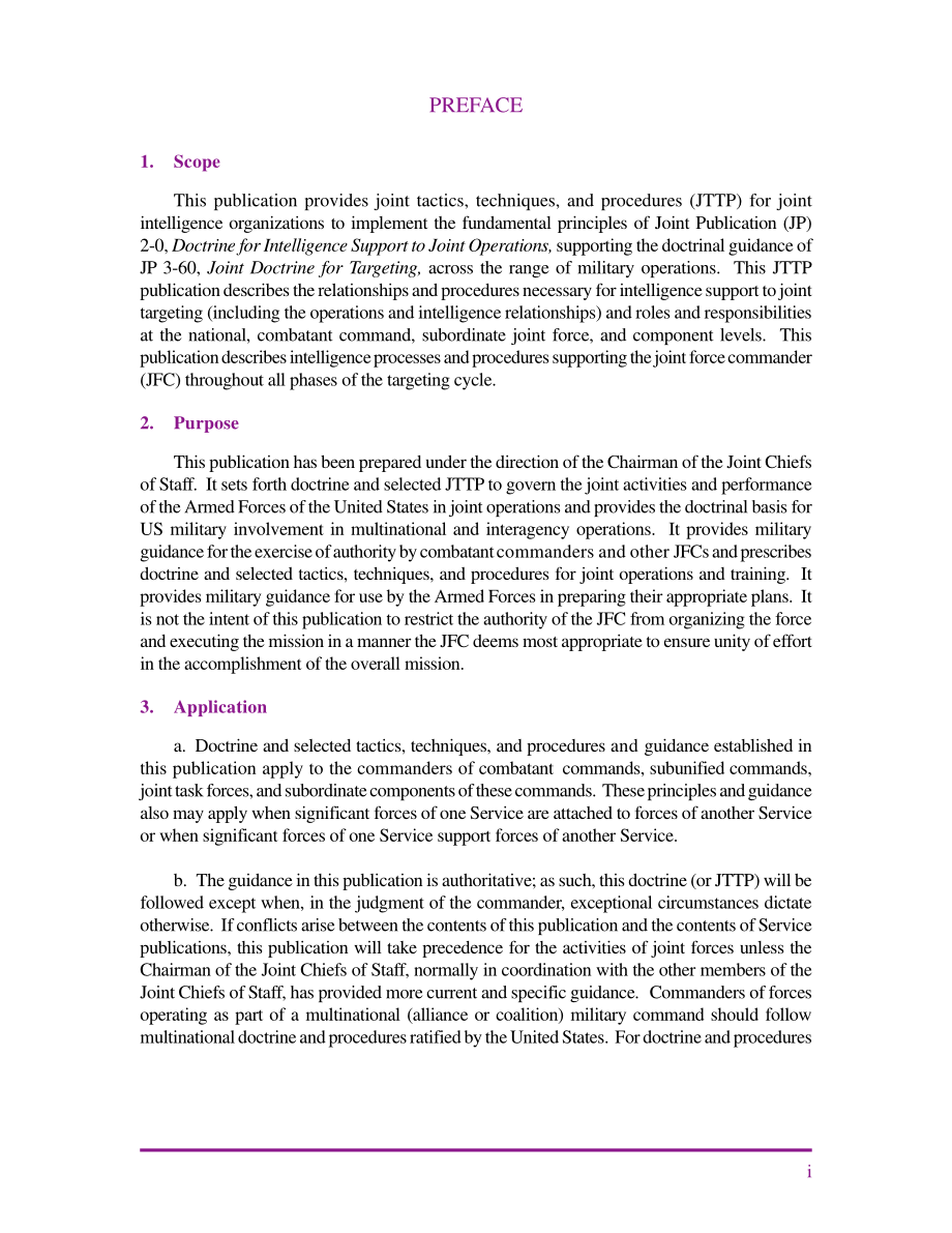 JP 2-01.1_目标情报支持的联合战术、技术和程序[20030109].pdf_第2页
