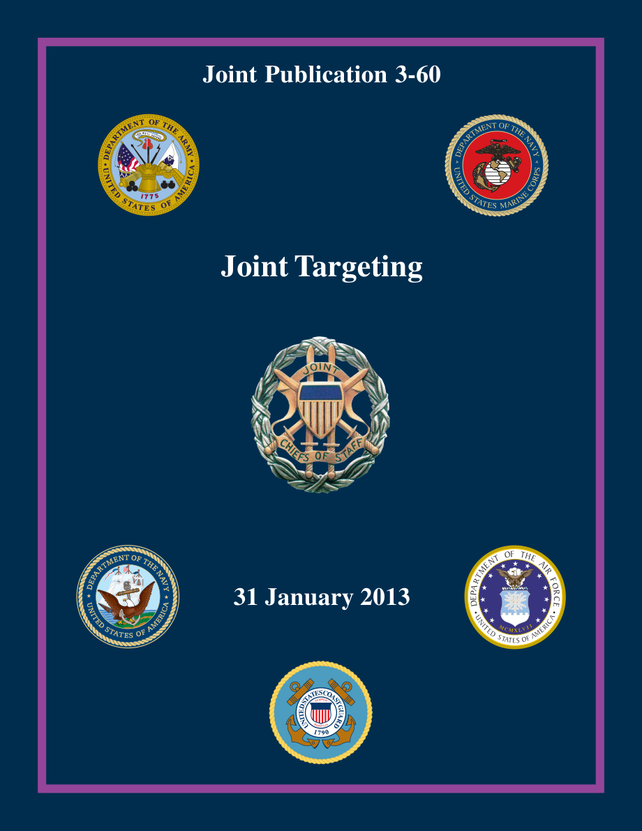 JP 3-60_联合目标定位（仅指挥官概述）[20130131].pdf_第1页