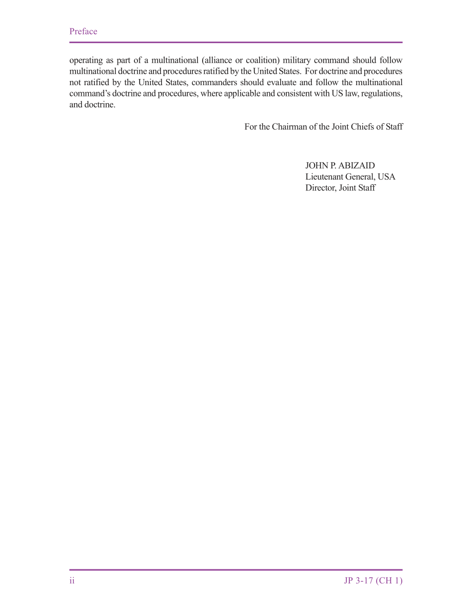 JP 3-17_空中机动作战的联合条令和联合战术、技术和程序[20060414].pdf_第3页