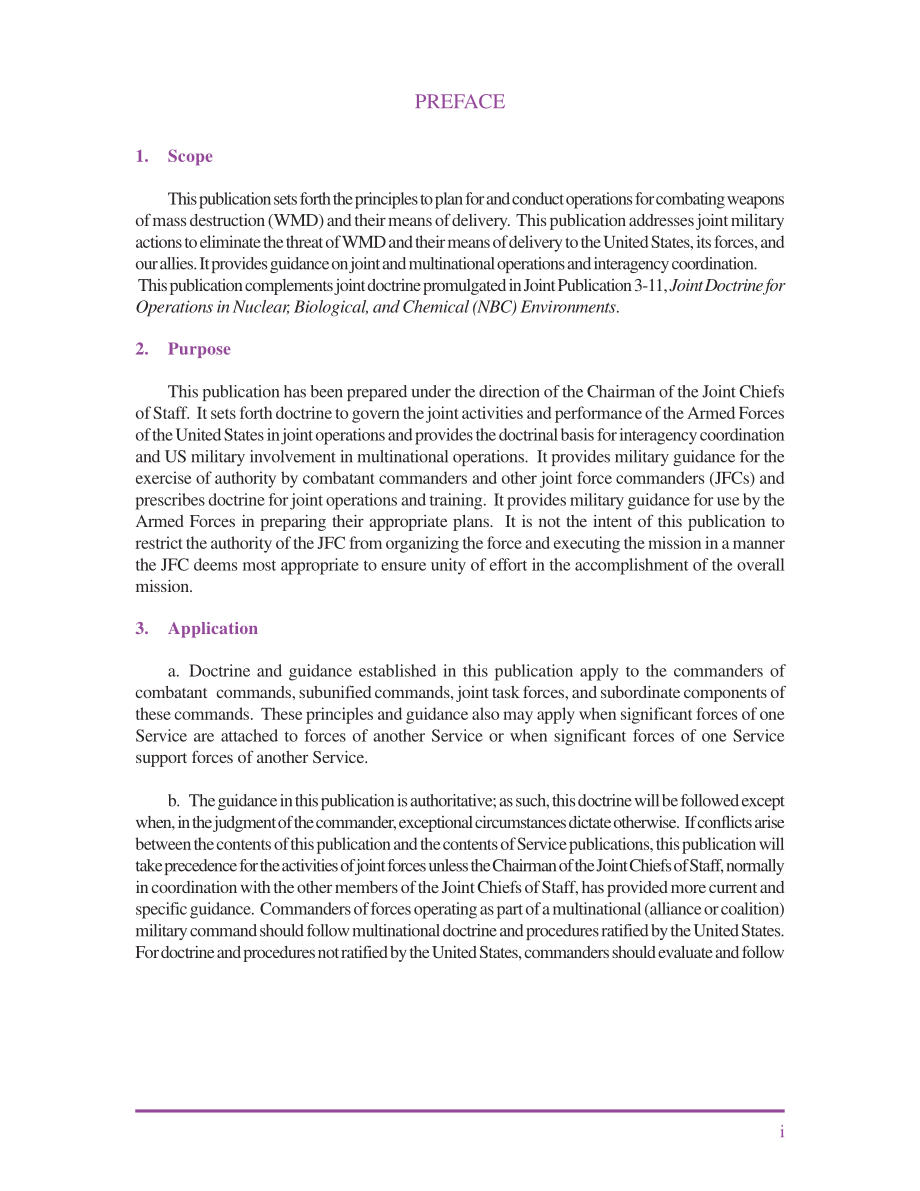 JP 3-40_打击大规模毁灭性武器联合条令[20040708].pdf_第2页