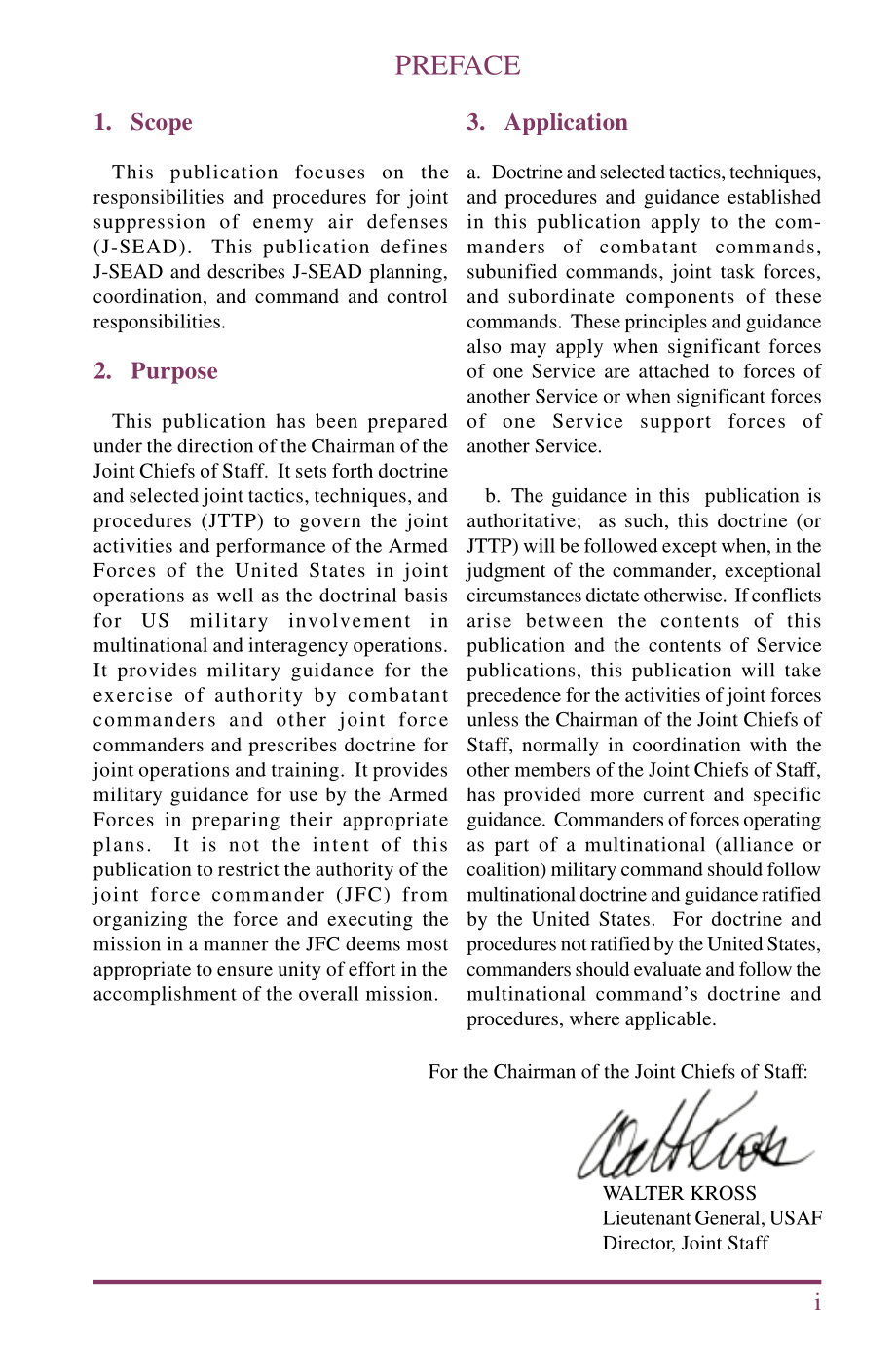 JP 3-01.4_联合压制敌方防空系统的联合战术、技术和程序[19950725].pdf_第2页