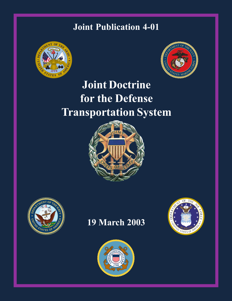 JP 4-01_国防运输系统的联合条令[20030319].pdf_第1页