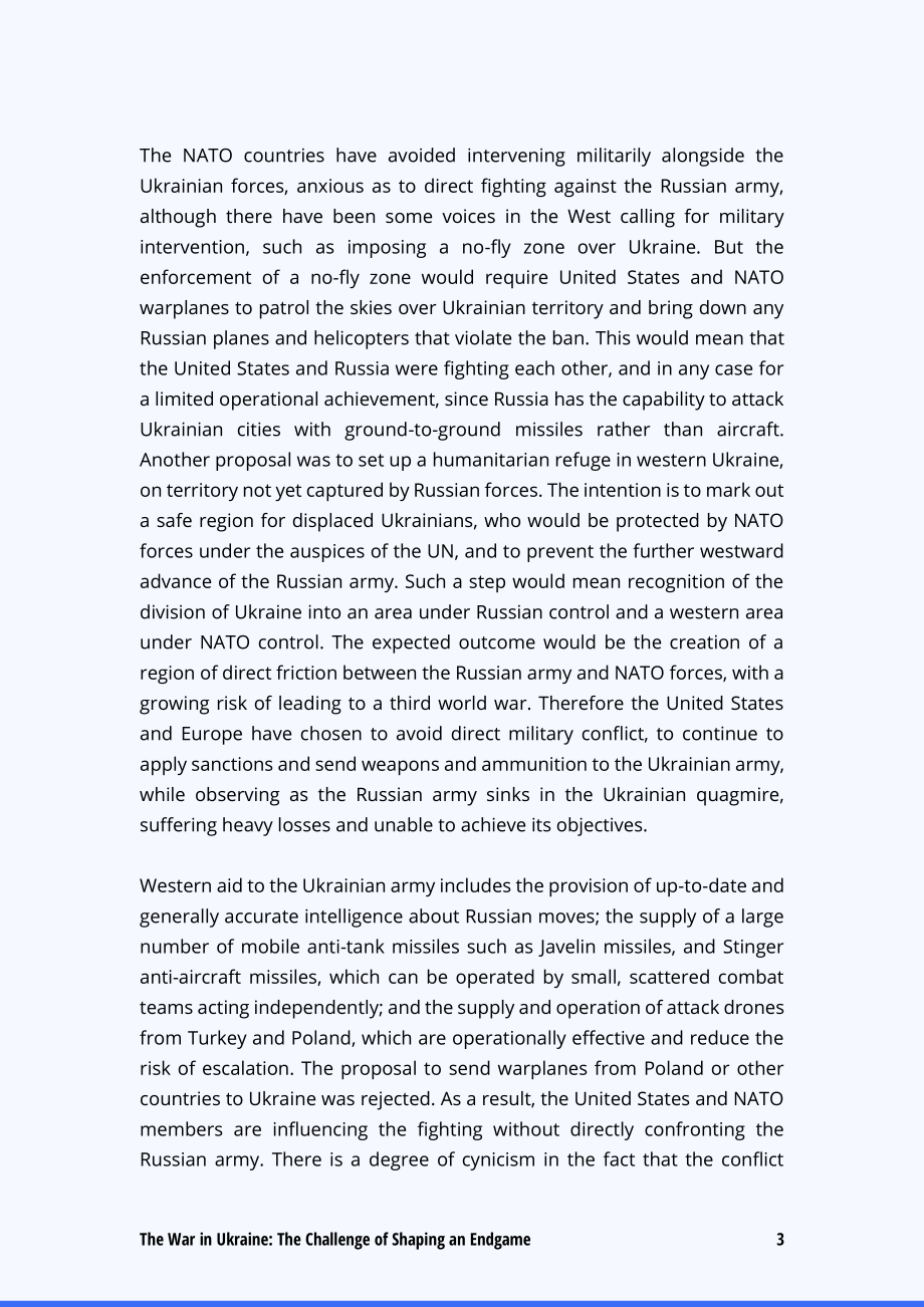 乌克兰战争 形成最终局面的挑战_第3页