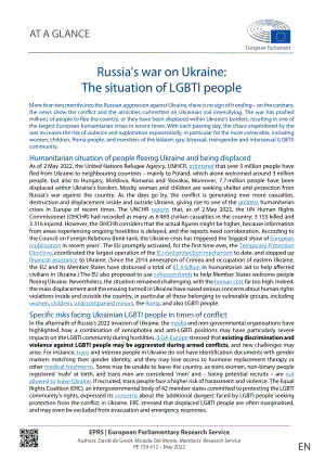 俄罗斯对乌克兰的战争 LGBTI 人群的处境
