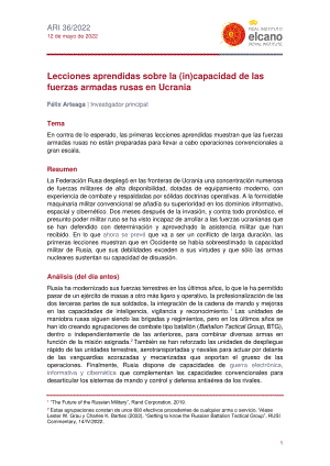 关于 Ucrania 武装力量能力的讲义