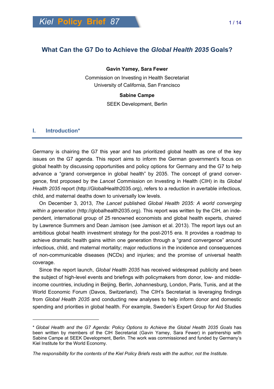 [德国基尔]G7能为实现2035年全球卫生目标做些什么？[2015]_第2页