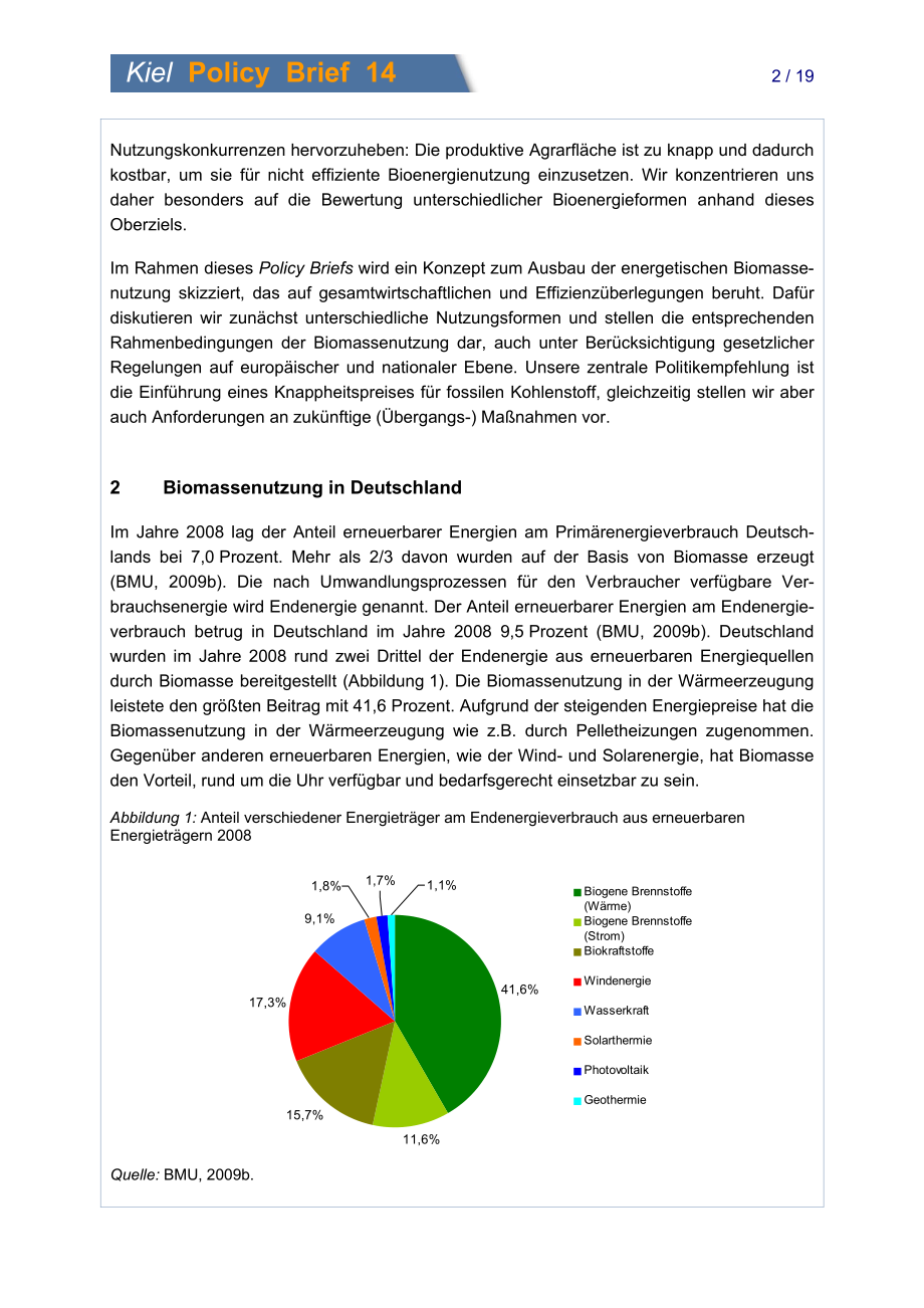 [德国基尔]通过全球碳价格有效利用生物质：关于协调生物能源政策的建议（德文）[2009]_第3页