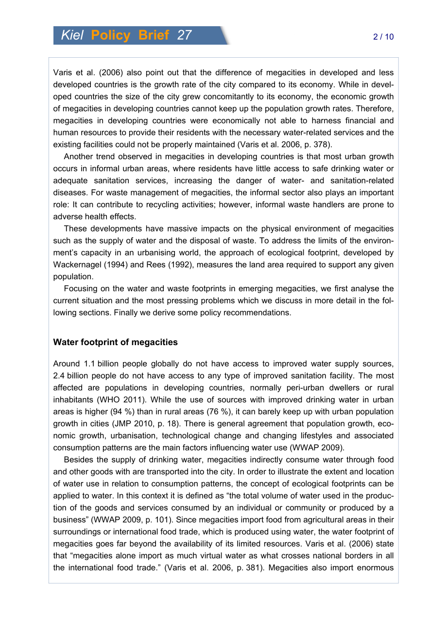 [德国基尔]减少特大城市的水和废物足迹[2011]_第3页