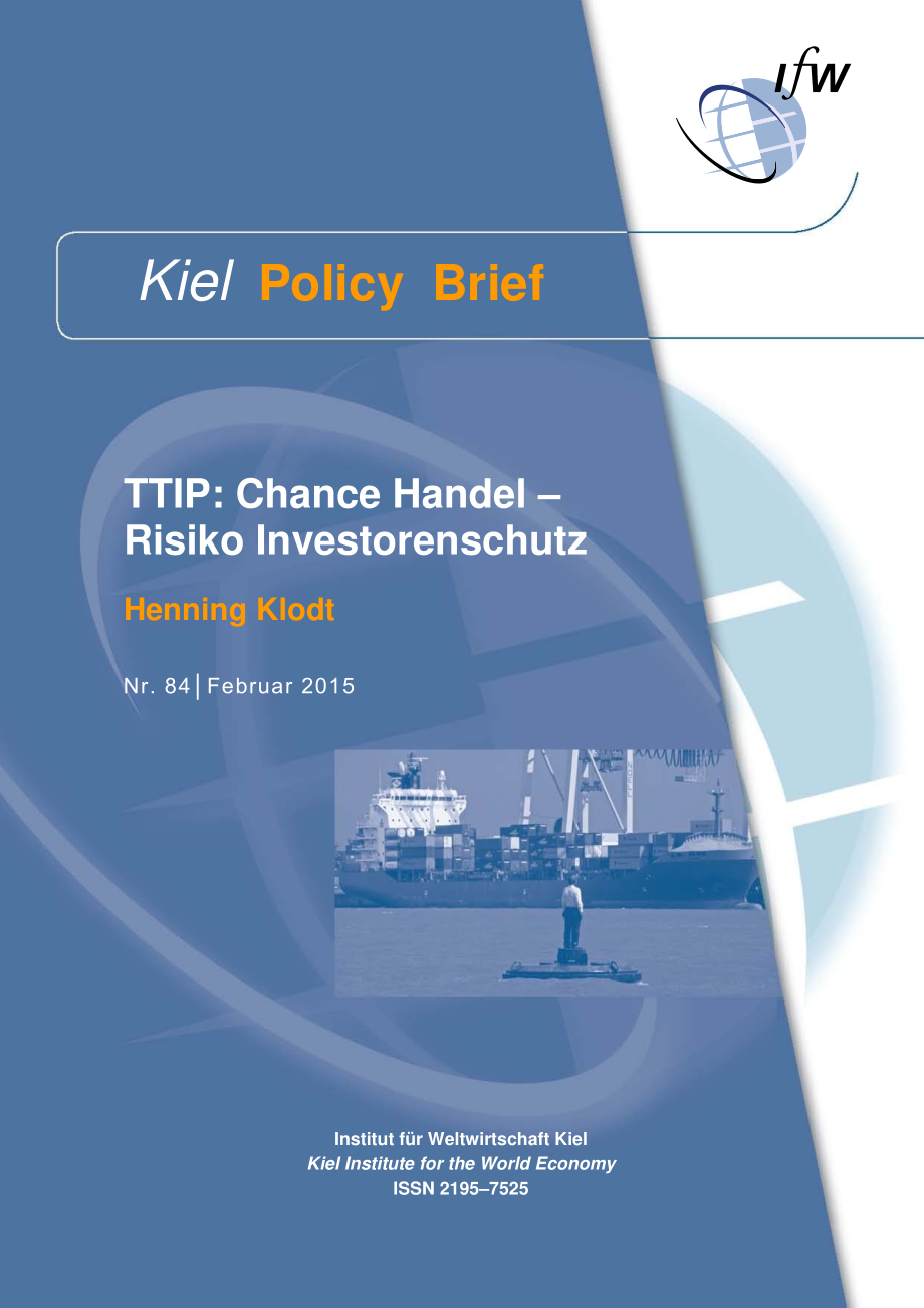 [德国基尔]TTIP：机会贸易-风险投资者保护（德文）[2015]_第1页