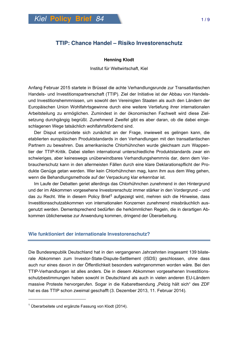 [德国基尔]TTIP：机会贸易-风险投资者保护（德文）[2015]_第2页