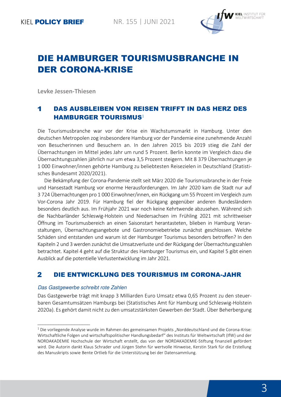 [德国基尔]国际化但封闭——新冠肺炎大流行如何影响汉堡的旅游业[2021]_第3页