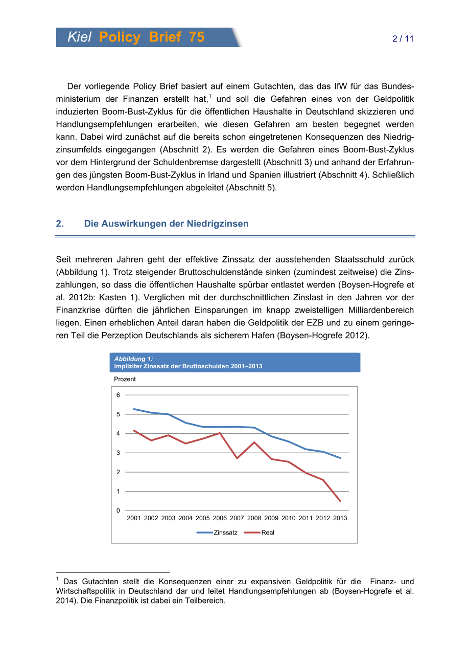 [德国基尔]低利率和快速货币扩张：金融政策应该做什么？（德文）[2014]_第3页
