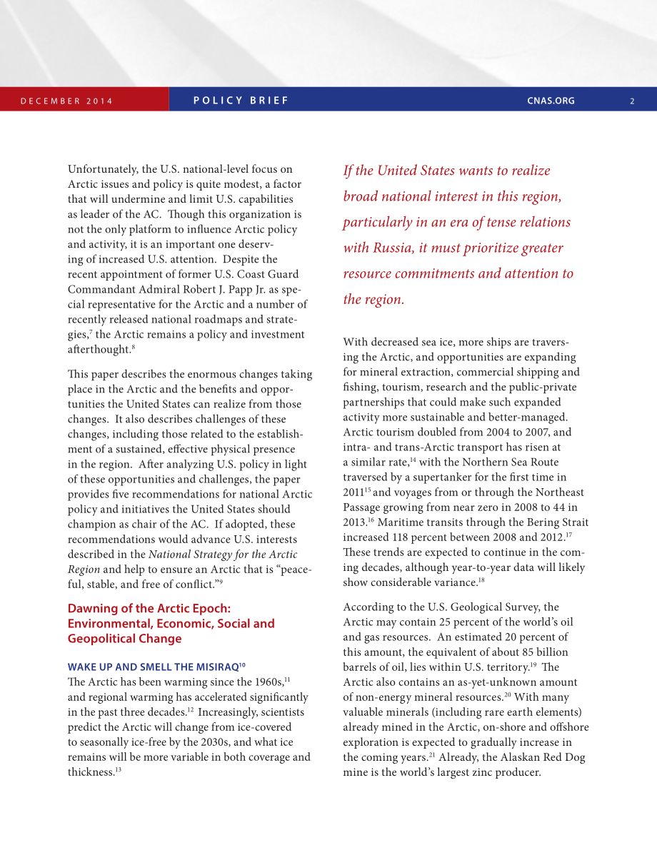 北极2015及以后 美国在高北地区的领导战略[20141211].pdf_第2页