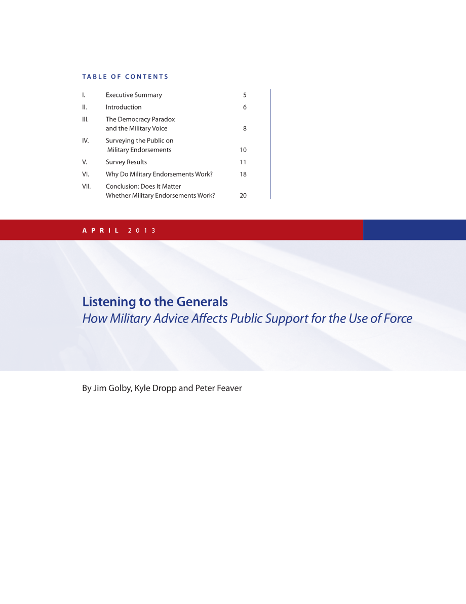 听将军说 军事建议如何影响公众对使用武力的支持[20130404].pdf_第3页
