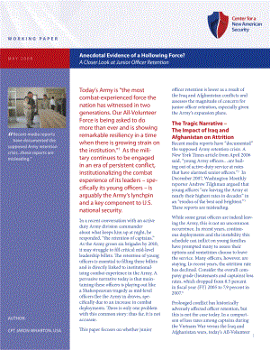 掏空力量的轶事证据？仔细观察下级军官的保留[20080501].pdf