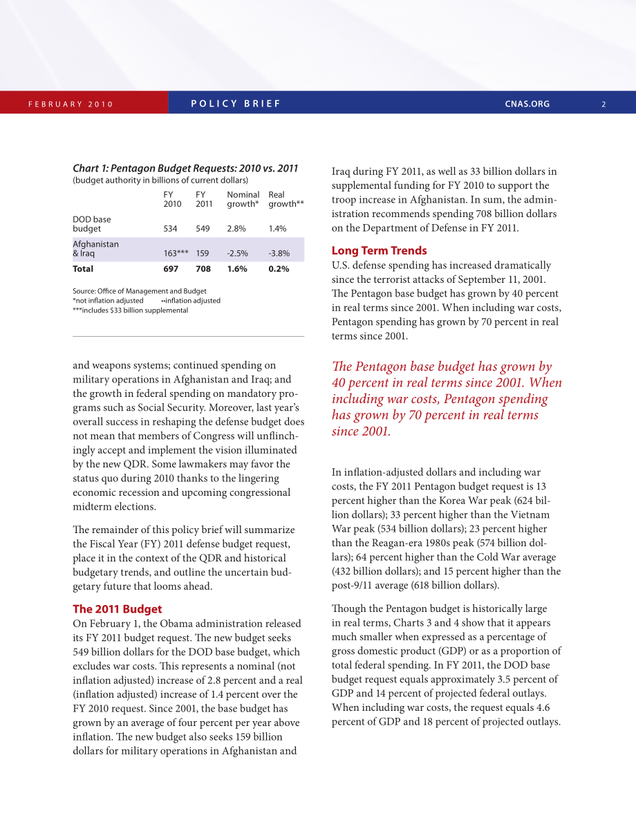 愿景与现实相遇 2010 QDR和2011国防预算[20100201].pdf_第2页